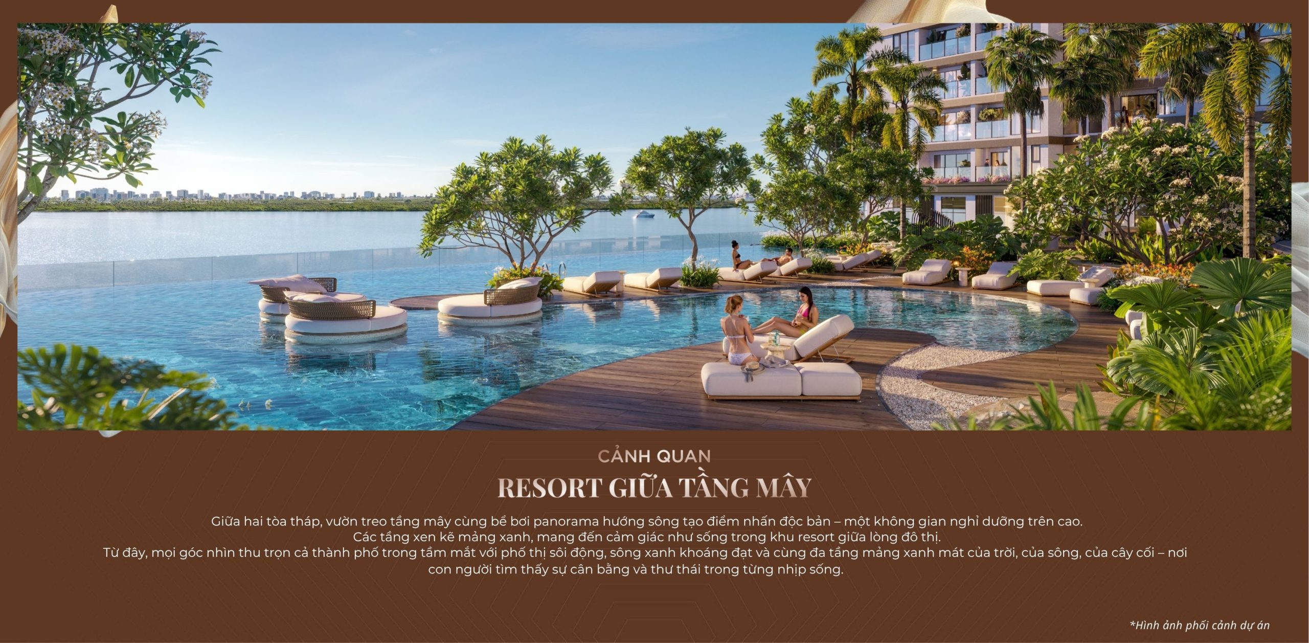 Không gian sống xanh tại ban công căn hộ Vlasta Premier